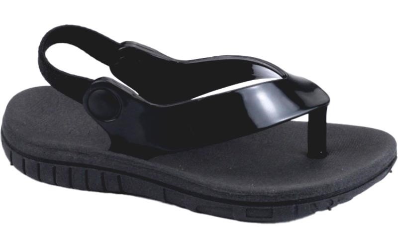Chinelo de Dedo Keto Anatômico com Elástico Preto Cód: 268