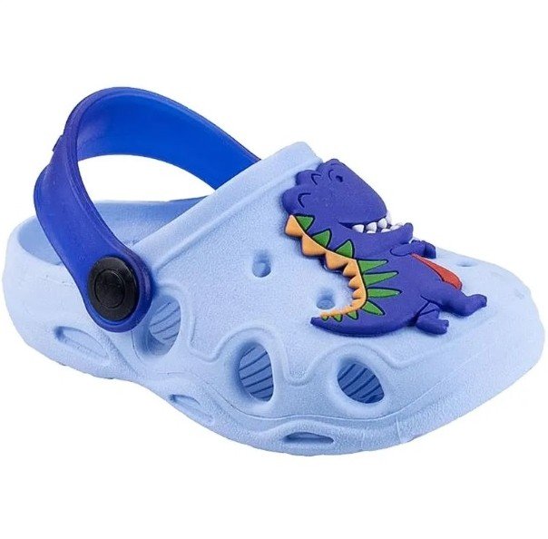 Babuche Keto Baby Dinossauro Azul Cód: 275