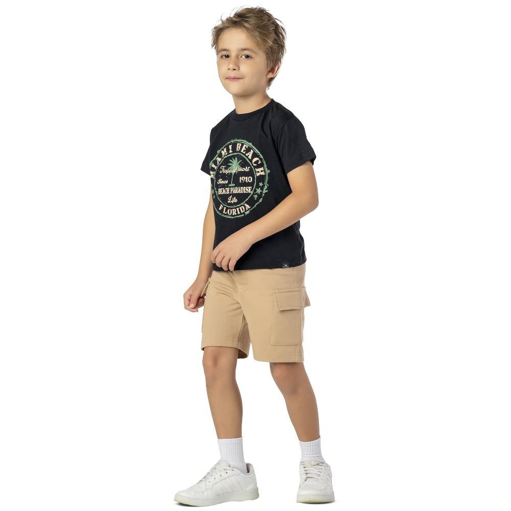 Conjunto Infantil Vrasalon Miami Beach Bolso Cargo Cód: 242