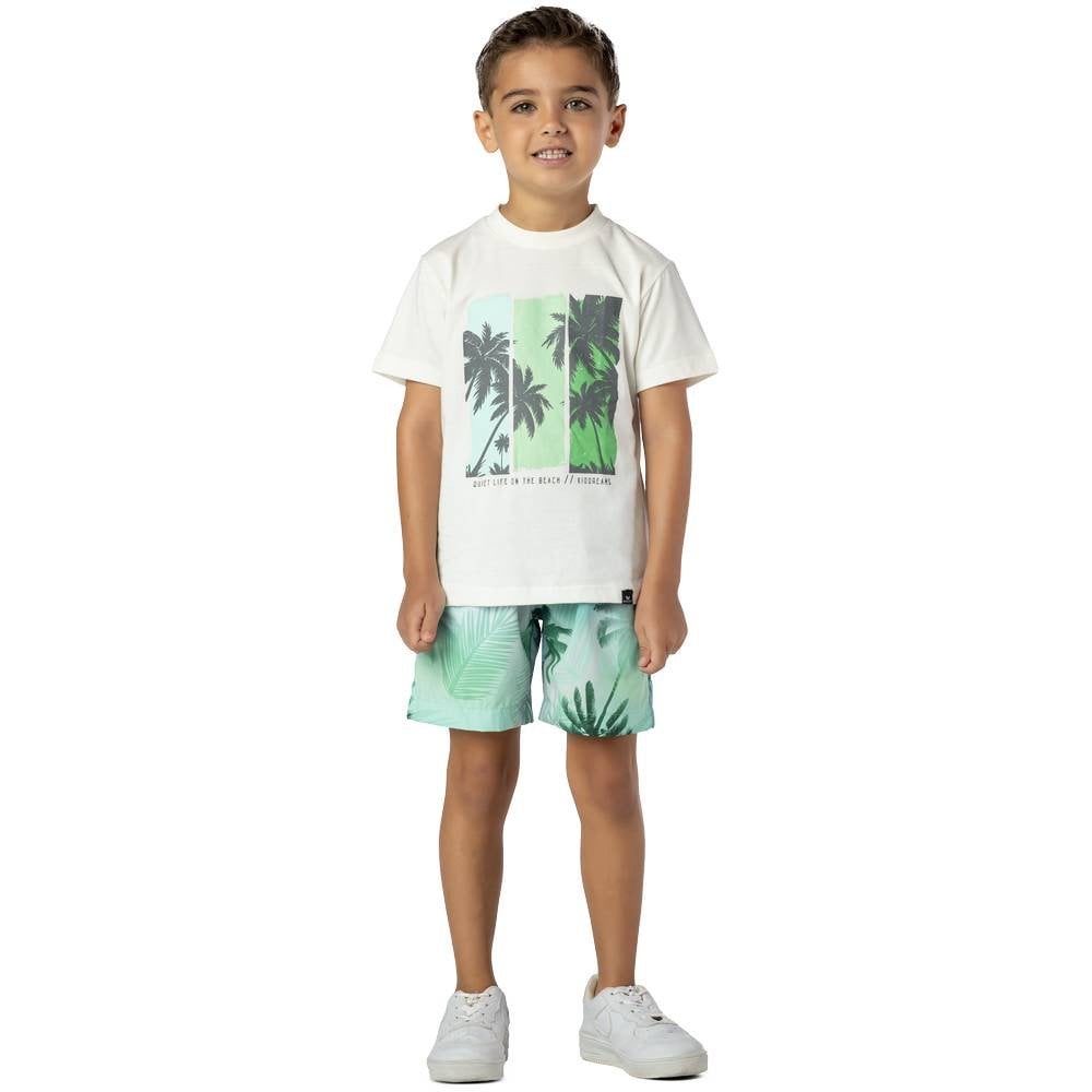 Conjunto Infantil Vrasalon Tropical Palmeiras Cód: 281