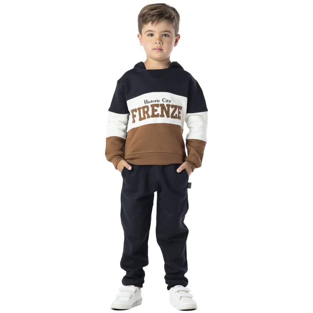 Conjunto Moletom Vrasalon Firenze Com Capuz Cód: 391