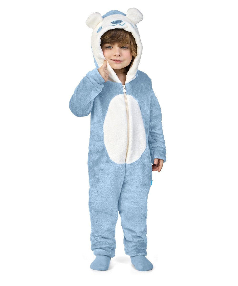 Pijama Macacão Infantil Kamylus Fleece Urso Cód: 399