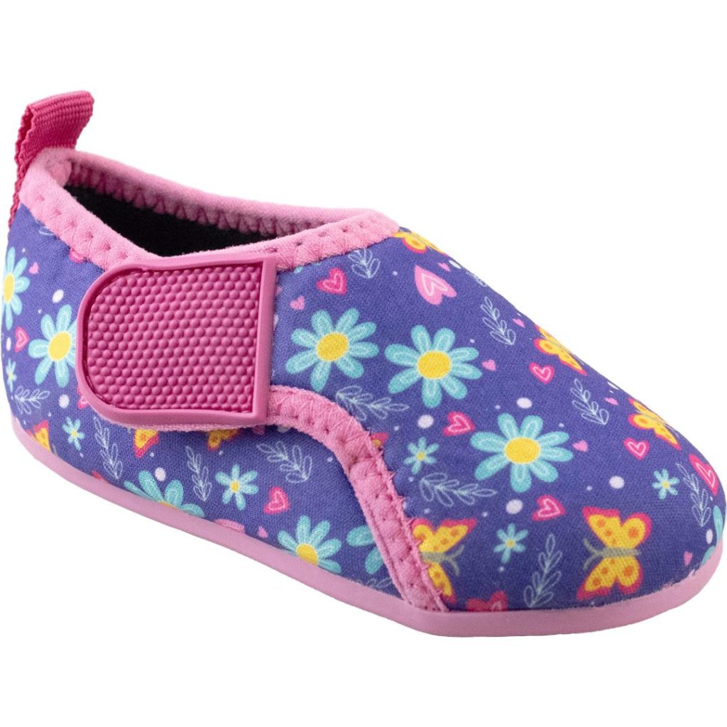 Tênis Sapatilha Keto Smile Antiderrapante Pink Florzinhas Cód: 118