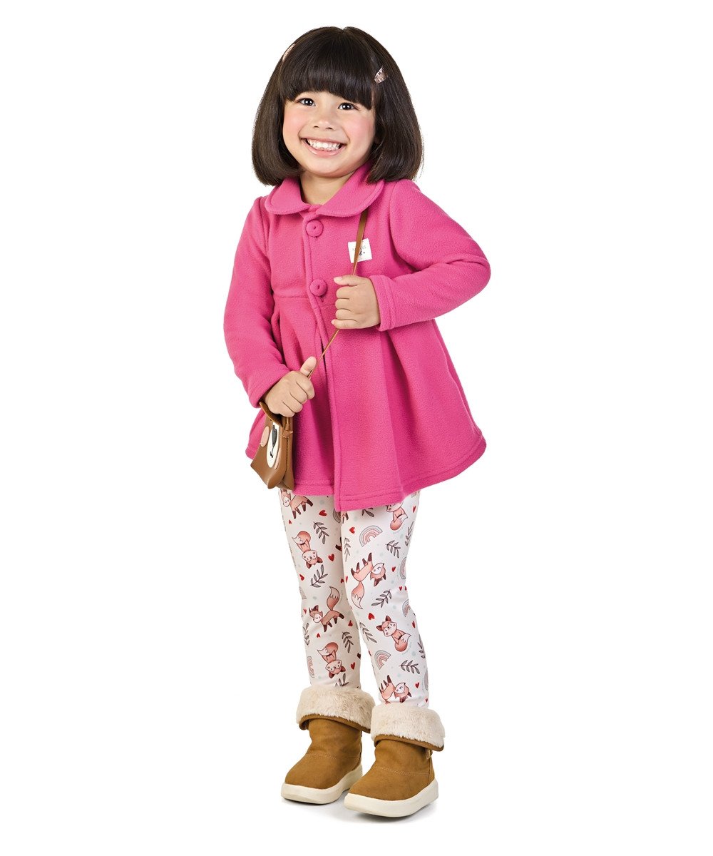 Conjunto Infantil Kamylus Raposinha Casaco Soft Cód: 290
