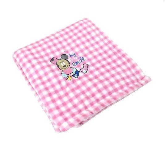 Cobertor Manta Microfibra Bordada Disney Baby Cód: 349