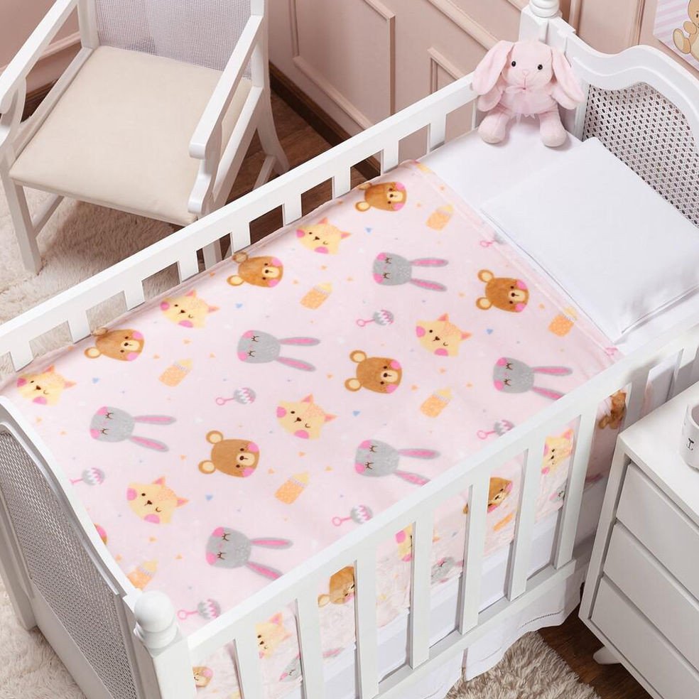 Cobertor de Berço Etruria Baby Petit Toque de Seda Zoe Cód: 410