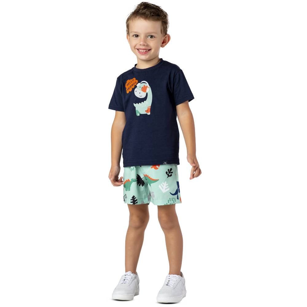 Conjunto Infantil Vrasalon Dinossauro Hello Friends Cód: 36