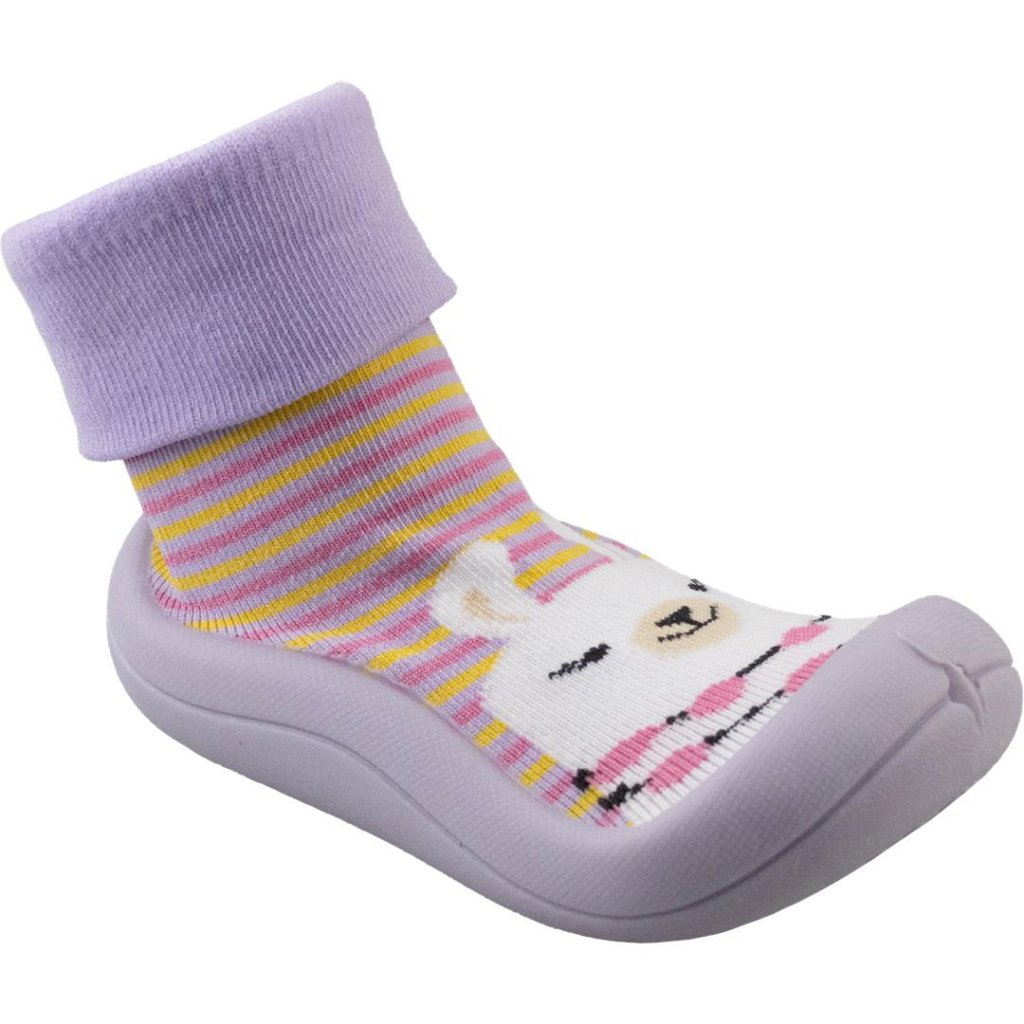 Sapatinho Keto Meia Com Solado Confort Lilás Cód: 197