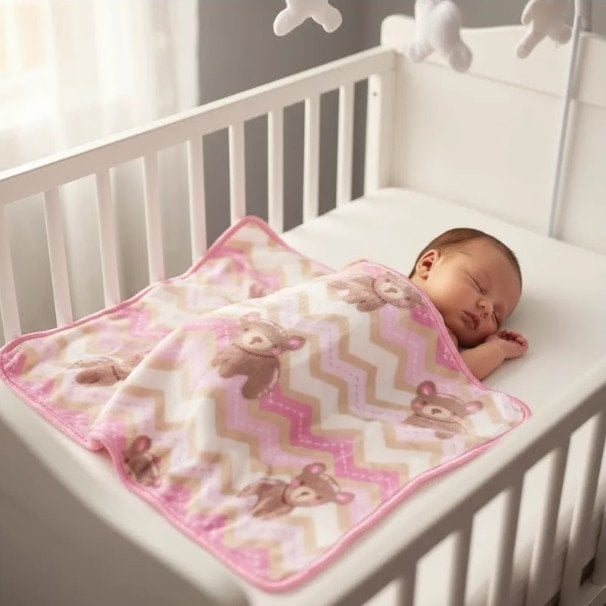 Cobertor Etruria Bonno Baby Lila Toque de Seda Cód: 480