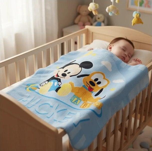 Cobertor Raschel Jolitex Disney Mickey e Pluto Cód: 483