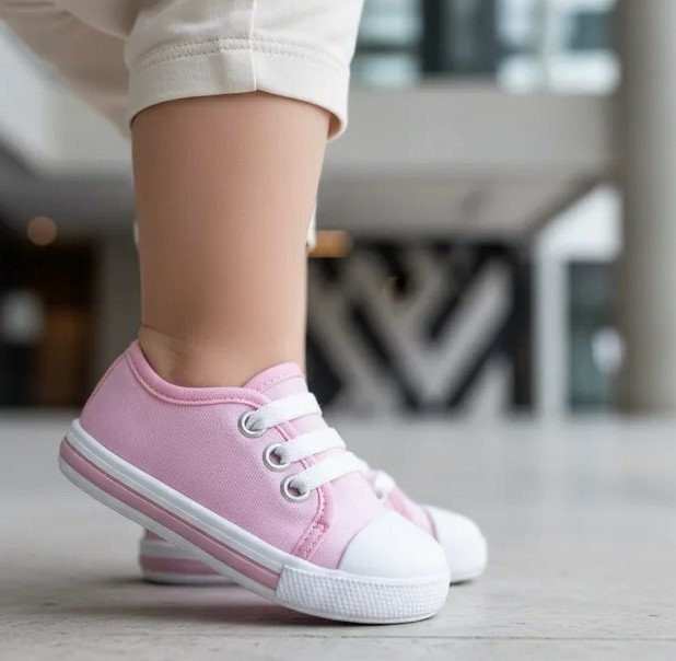 Tênis Keto Rosa Claro Confortável e Imperdivel Cód: 129