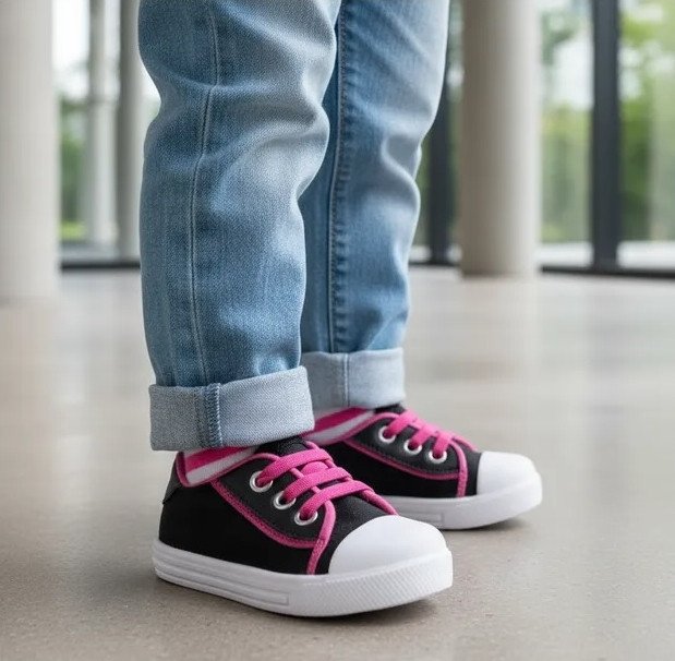 Tênis Keto New Star Preto/pink Imperdivel Cód: 131
