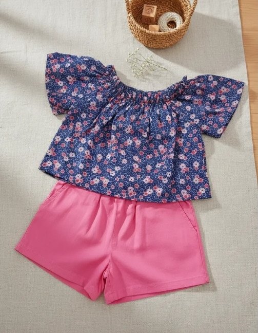 Conjunto Vrasalon Blusa Floral Linha Luxo Cód: 589