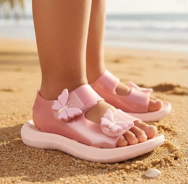 Sandália Papete Injetada Duas Pontas Keto Borboleta Cód: 165