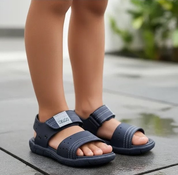 Sandália Klin Tic Tac Casual Preto Imperdivel Cód: 220