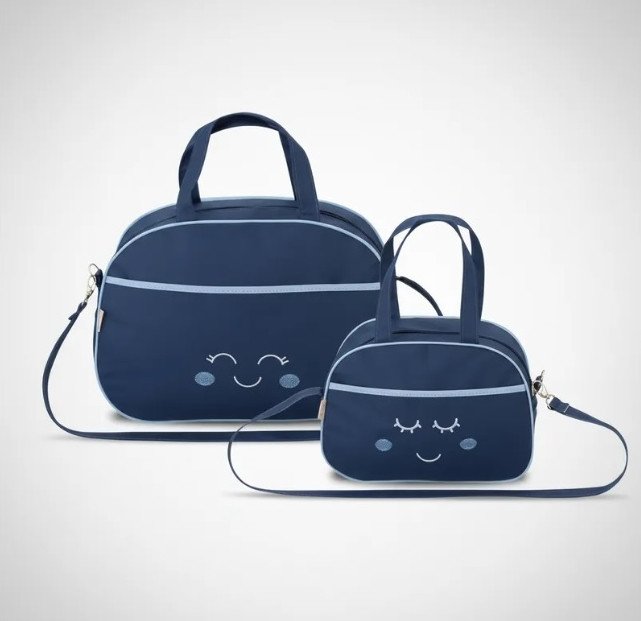 Kit Bolsa Maternidade Mimos Baby Smile Marinho Imperdivel Cód: 313