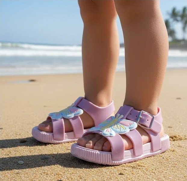 Sandália Keto Injetada Butterfly Lilás Imperdivel Cód: 334