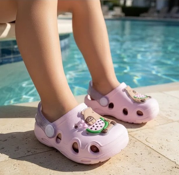 Babuche Keto Capivara Glitter Lilás Cód: 417