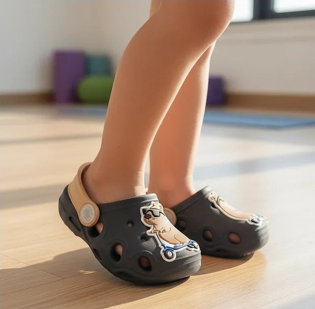 Babuche Keto Capivara de Patinete Preto Cód: 419