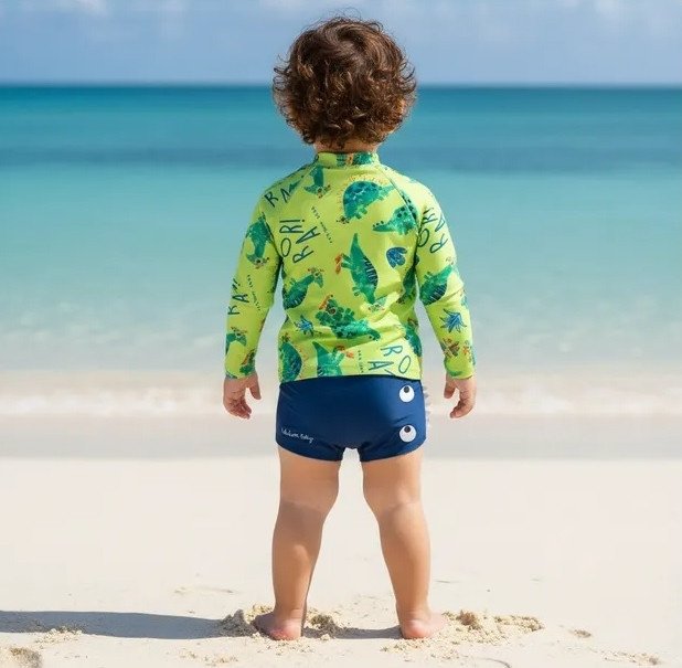 Conjunto Praia/piscina Kamylus Dinos Proteção Uv Cód: 611