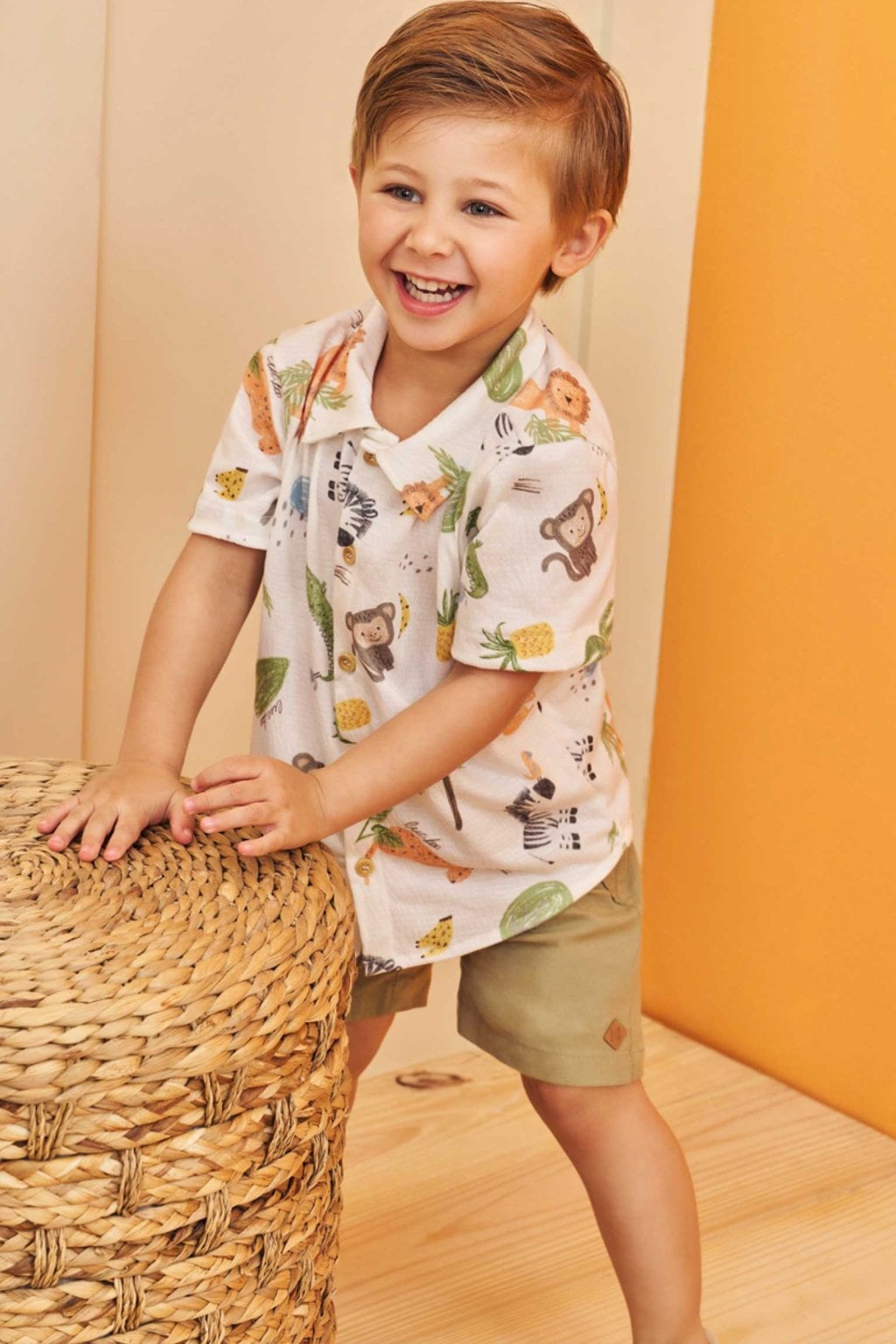 Conjunto Luc.boo Camisa Wave Safari Linha Luxo Cód: 236
