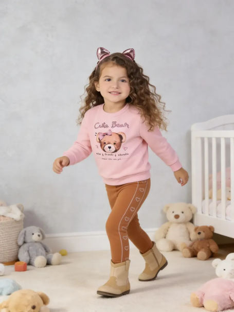 Conjunto Infantil Kamylus Cute Bear Fofura Cód: 25