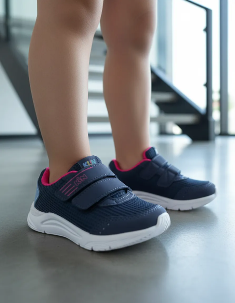 Tênis Klin New Sport Marinho/Pink Imperdível Cód: 585