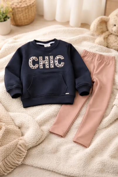 Conjunto Moletom Vrasalon Chic Preto Linha Luxo Cód: 508