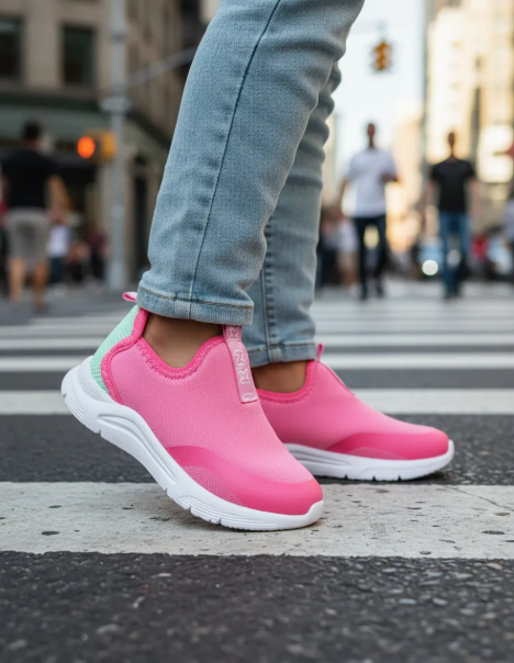 Tênis Klin New Sport Pink/Verde Imperdivel Cód: 618
