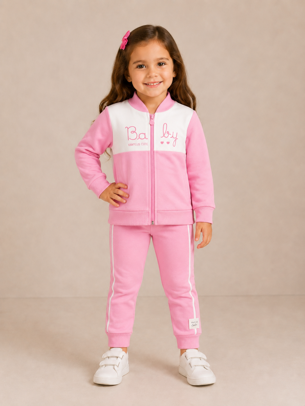 Conjunto Kamylus Moletom Jaqueta Baby Cute Cód: 421