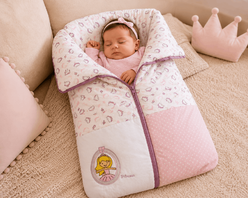 Porta Bebê Princesa Reininho Encantado Sucesso De Vendas Cód: 49