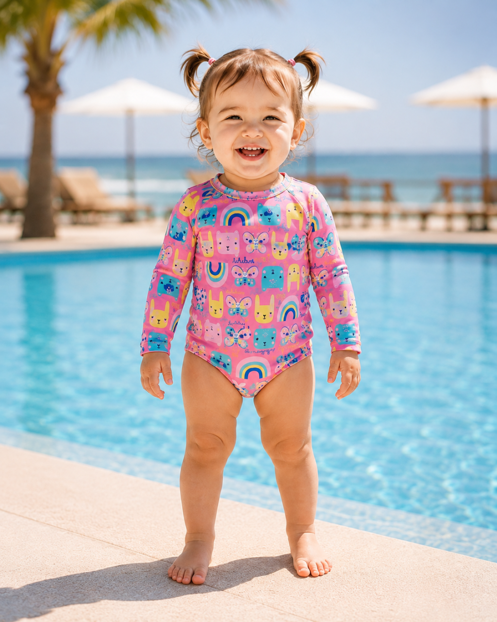 Conjunto Praia/piscina Kamylus Arco-Íris Encantado Cód: 510