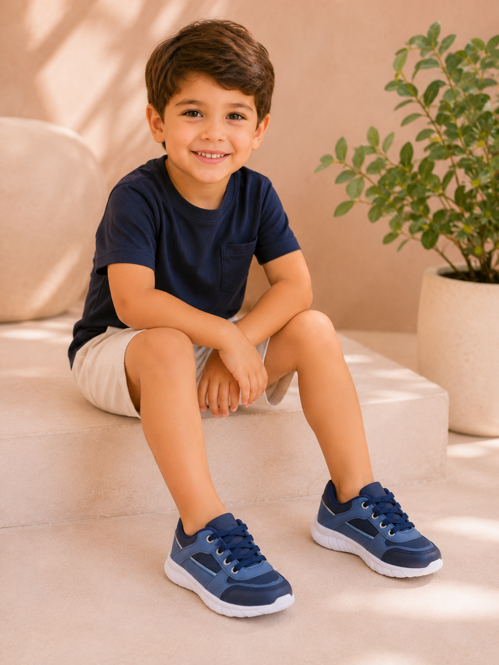 Tênis Infantil Tokpé Menino Marinho Lançamento Cód: 64