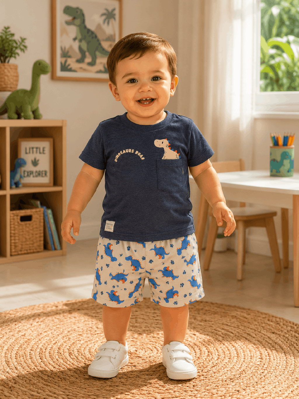 Conjunto Infantil Kamylus Dinossauros Imperdivel Cód: 24