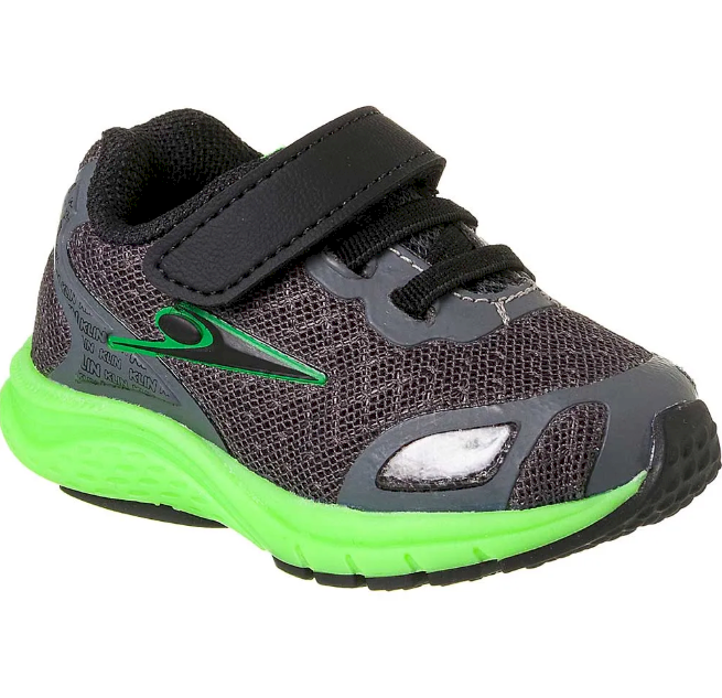 Tênis Klin Mini Genesis Grafite/verde Cód: 7