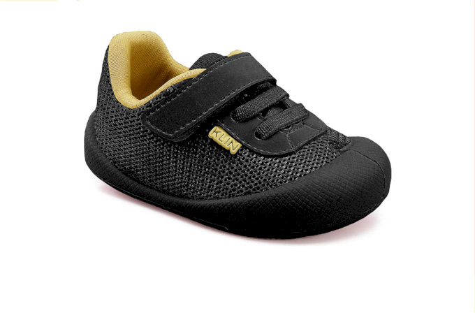 Tênis Solado New Comfort Klin Preto/Amarelo Cód: 57