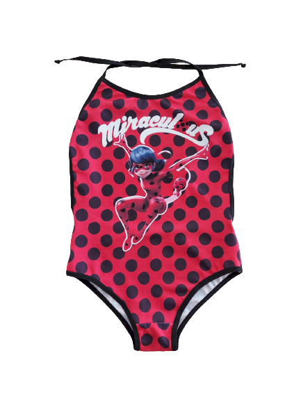 Maiô Infantil Miraculous Ladybug Sucesso De Vendas Cód: 118