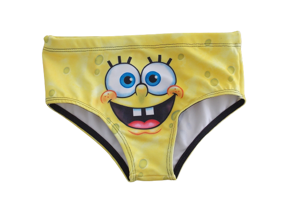 Sunga Infantil Bob Esponja Sucesso De Vendas Cód: 126