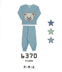 Pijama Bebê Alemara Manga Longa Ursinho Imperdível Cód: 438