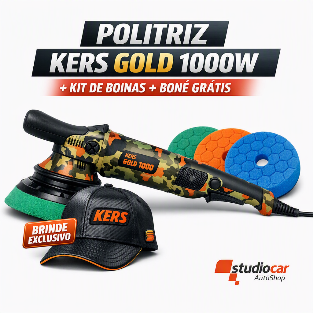 COMBO 1 POLITRIZ ROTO-ORBITAL GOLD KERS+ 1 KIT BOINA+ BONÉ KERS