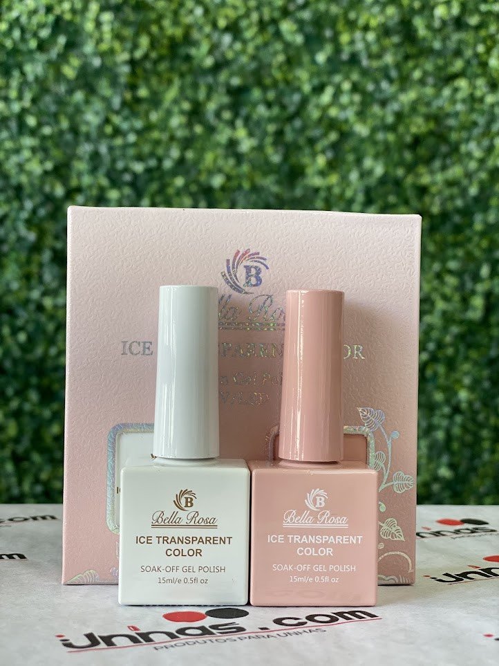 Kit Francesinha Ice Renda e Nude Color 15ml | Bella Rosa 