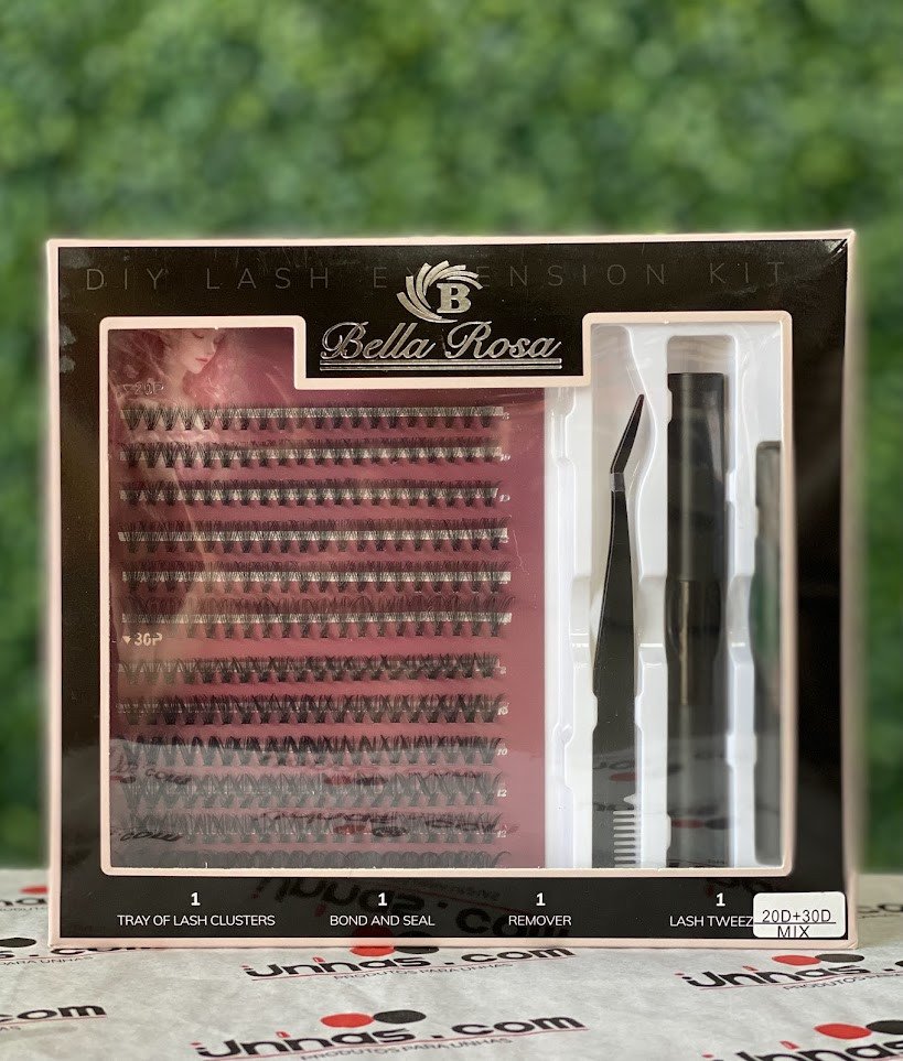 Kit cílios tufinho | Bella rosa