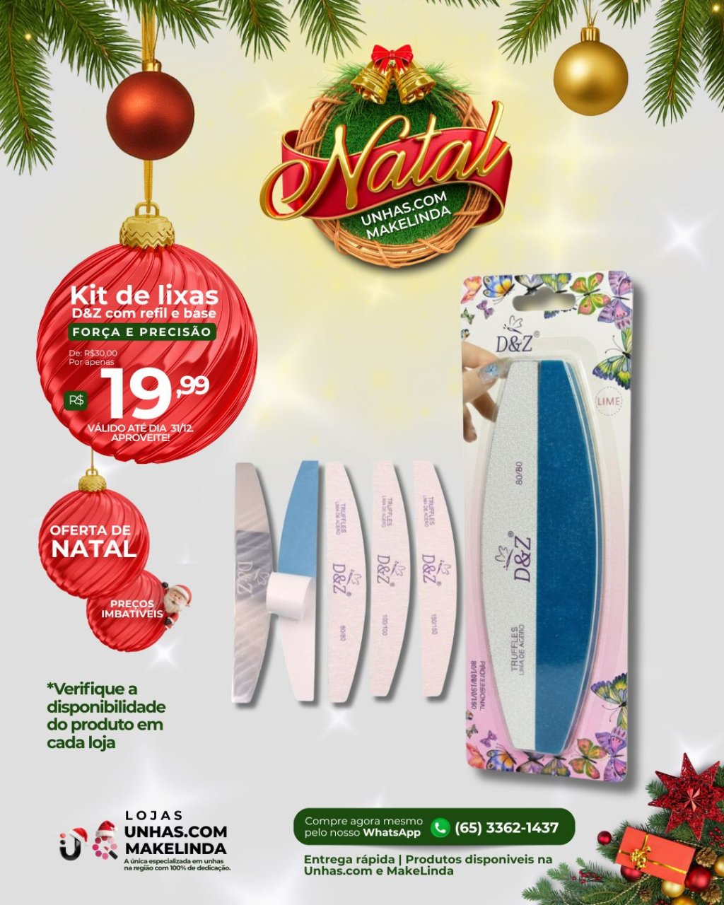 Kit Lixas Com Refil e Base | D&Z