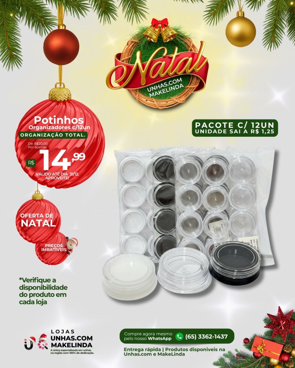 Potinhos organizadores