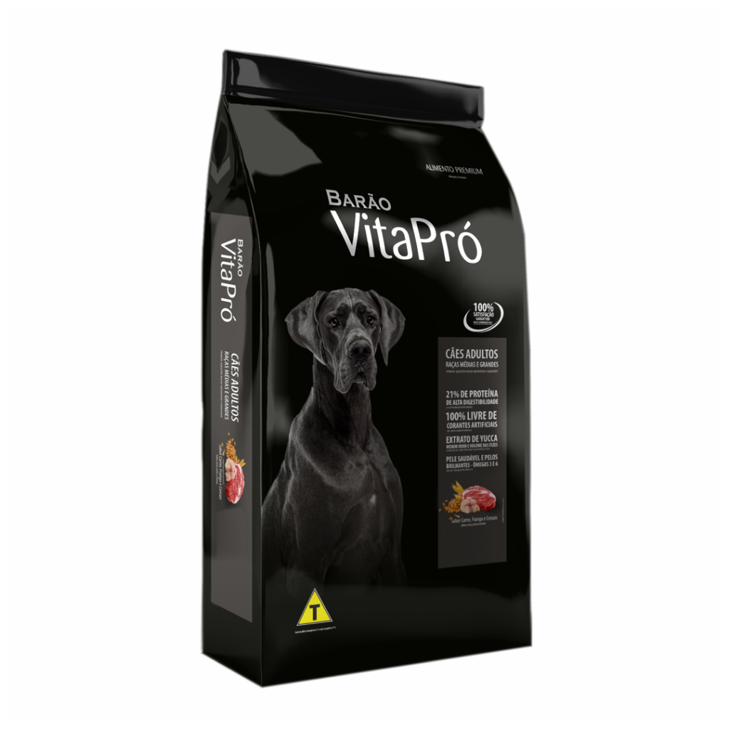 Ração VitaPro Cães Adultos Raças Medias e Grandes 15kg
