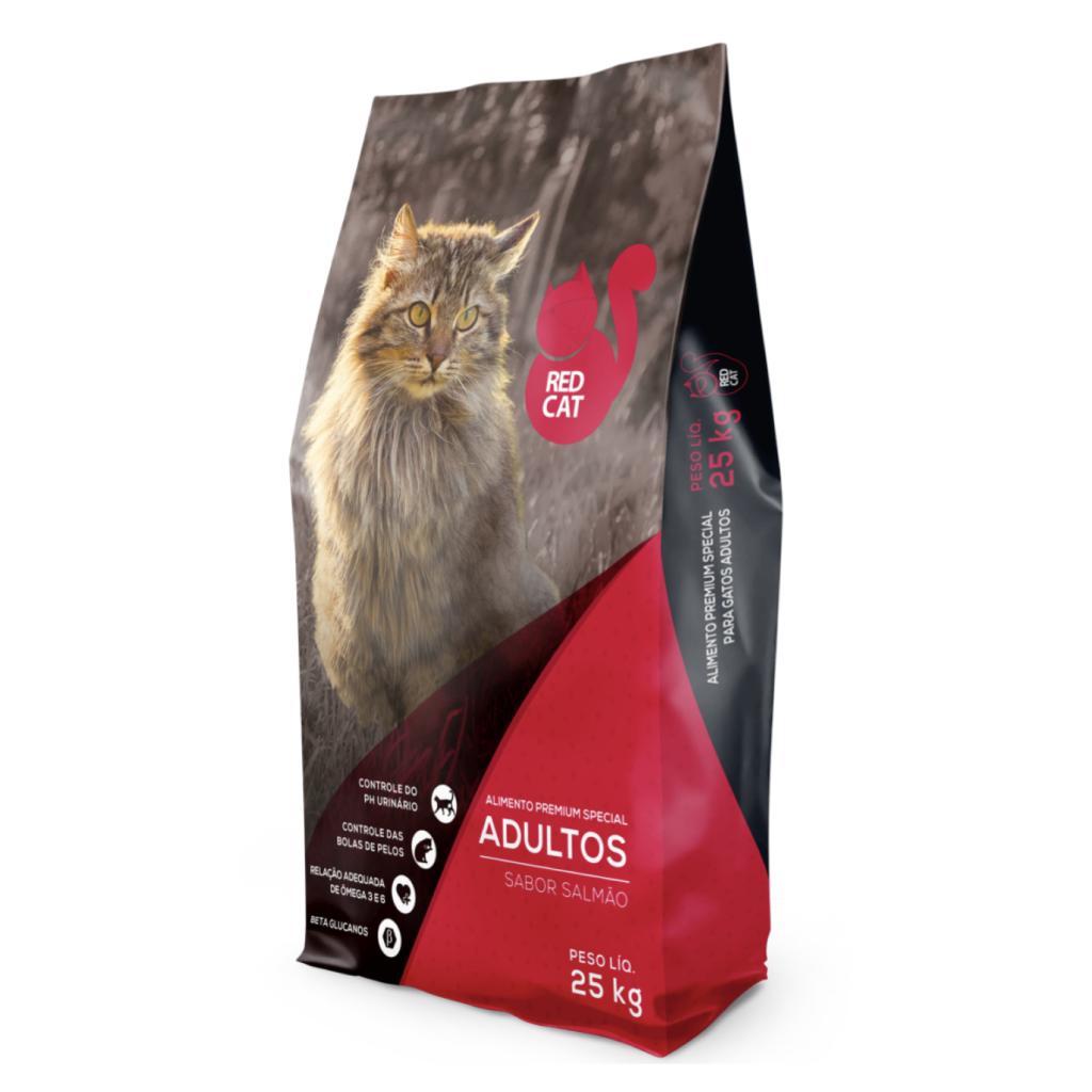 Ração Red Cat Gatos Premium Especial Adultos Sabor Salmão 25kg