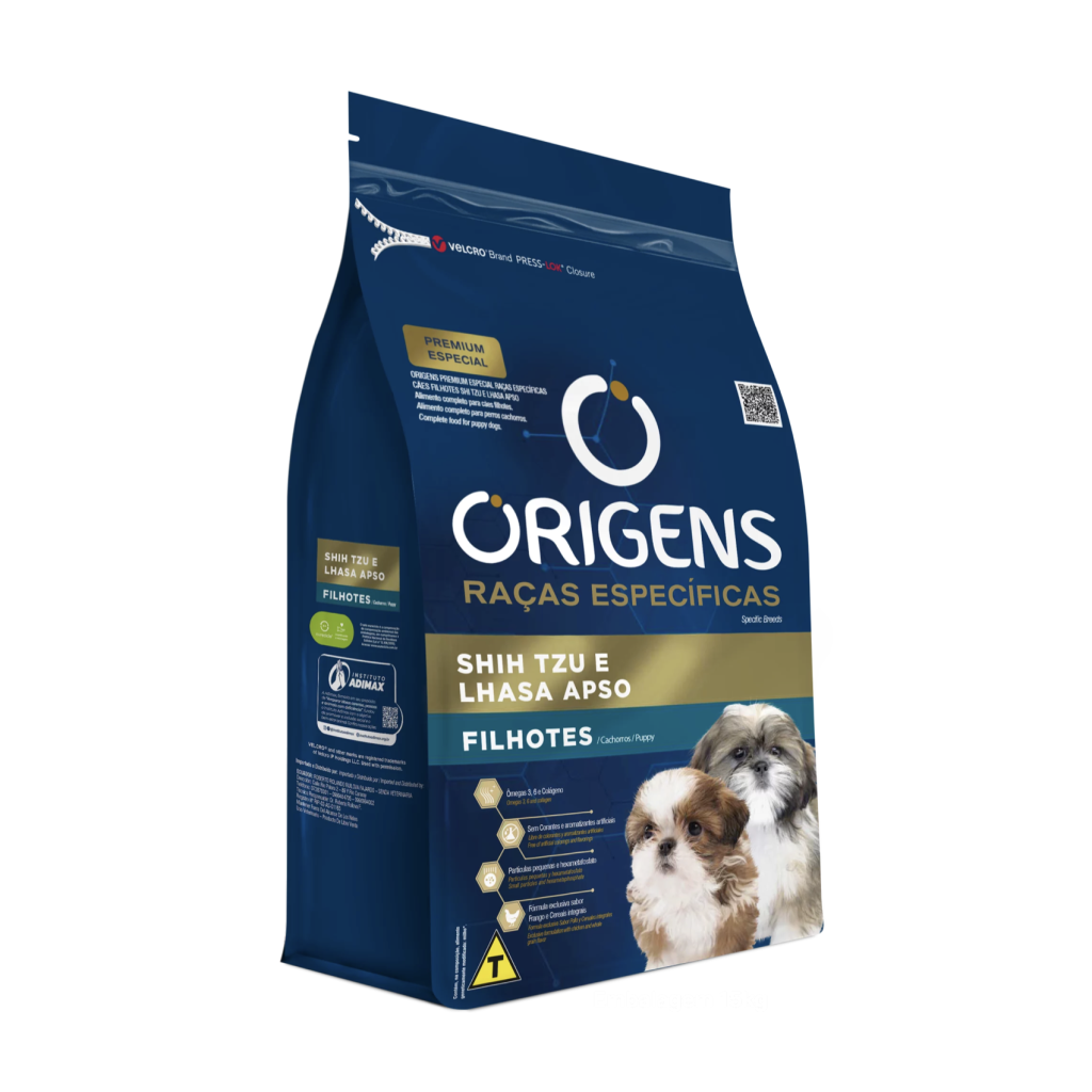 Origens Premium Especial Raças Específicas Cães Filhotes Shih Tzu E Lhasa Apso 1,0kg