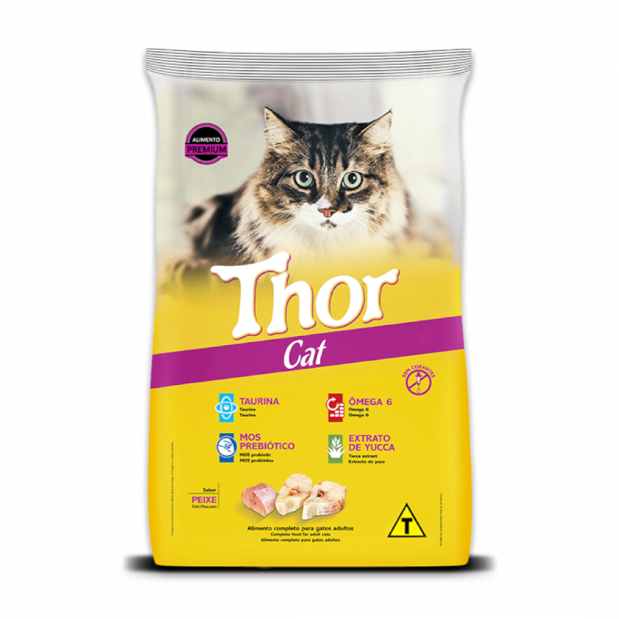 Ração Thor Cat Sabor Peixe 10,1 kg