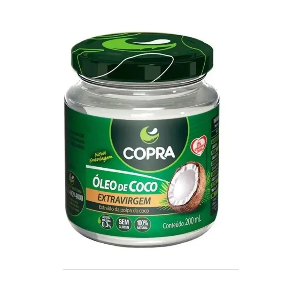 ÓLEO DE COCO EXTRAVIRGEM COPRA 200ML