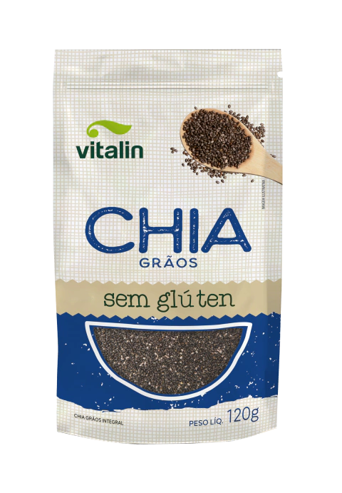 VITALIN GRAOS CHIA INTEG.S/GLÚTEN 120G 